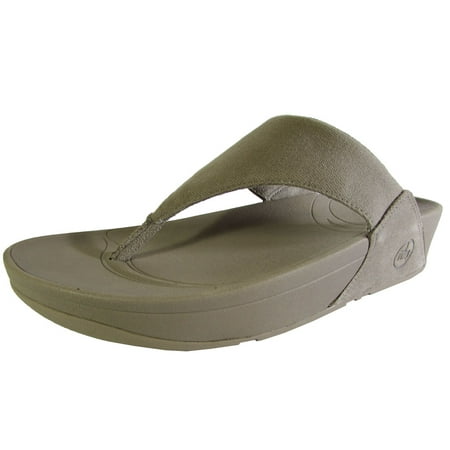 FitFlop Womens Lulu Canvas Thong Slip On Sandal (Fitflops Pietra Best Price)