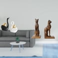 thumbnail image 2 of Estatua de cisne, escultura de animal de cerámica moderna, figura de mesa, sujetalibros, decoración única, adecuada para regalar, decoración de oficin, 2 of 8