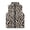 Beige Zebra, variant on Black White Leopard Stripe Vest Coat Size 9-10 Kids Outerwear Girls Boys Sleeveless Zipper Jackets Lightweight Warm Sweater Fall Winter Outdoor Hiking Travel Holiday Outfit