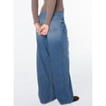 thumbnail image 3 of Celebrity Pink Women's and Women's Plus Relaxed High Rise Wide Leg Jeans, Sizes 1-24, 3 of 6