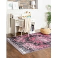 thumbnail image 3 of Rugs.com Francesca Collection Washable Rug – 8' x 11' Antique Rose Flatweave Rug Perfect For Living Rooms, Large Dining Rooms, Open Floorplans, 3 of 6