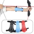 thumbnail image 6 of Sportteer Children Archery Arm Guard Archery Arm Guard Adjustable 2 Straps Buckles Soft Rubber Archery Arm Guard Kids Youth Quick Wearing Flexible Archery Armguard Adjustable Archery Arm Guard, 6 of 9