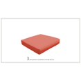 thumbnail image 2 of TK Classics Coussin Dossier Haut de 6 Po pour Pouf en Mandarine, 2 of 3