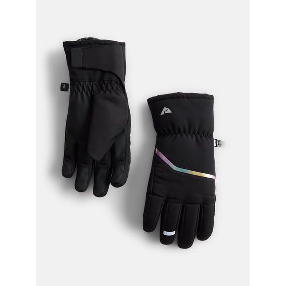 Ozark Trail Girls Hybrid Ski Gloves, Sizes S-XL