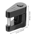 thumbnail image 2 of Shisuyan Trailer Tongue Coupler Lock 1/4-Inch Pin Diameter Zinc Alloy Coupler Lock, 2 of 8