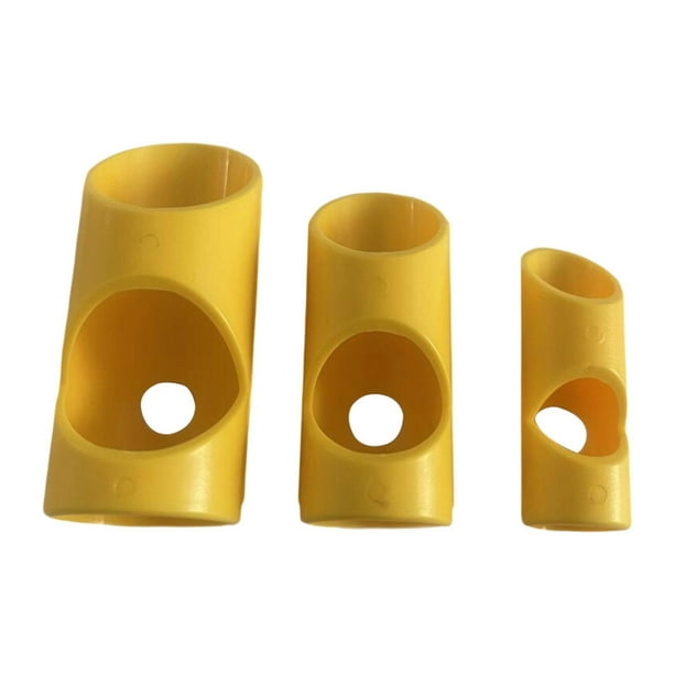 Herramienta Cortadora de Espuma Aislante para Tuberías, 3 Piezas, Ligera, para Cortar Tubos de Espuma, Color Amarillo