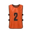 thumbnail image 3 of Chaleco 12 PCS Adultos Fútbol Pinnies 2 colores Secado rápido Camisetas del equipo de fútbol Deporte Tomshoo Chaleco, 3 of 7