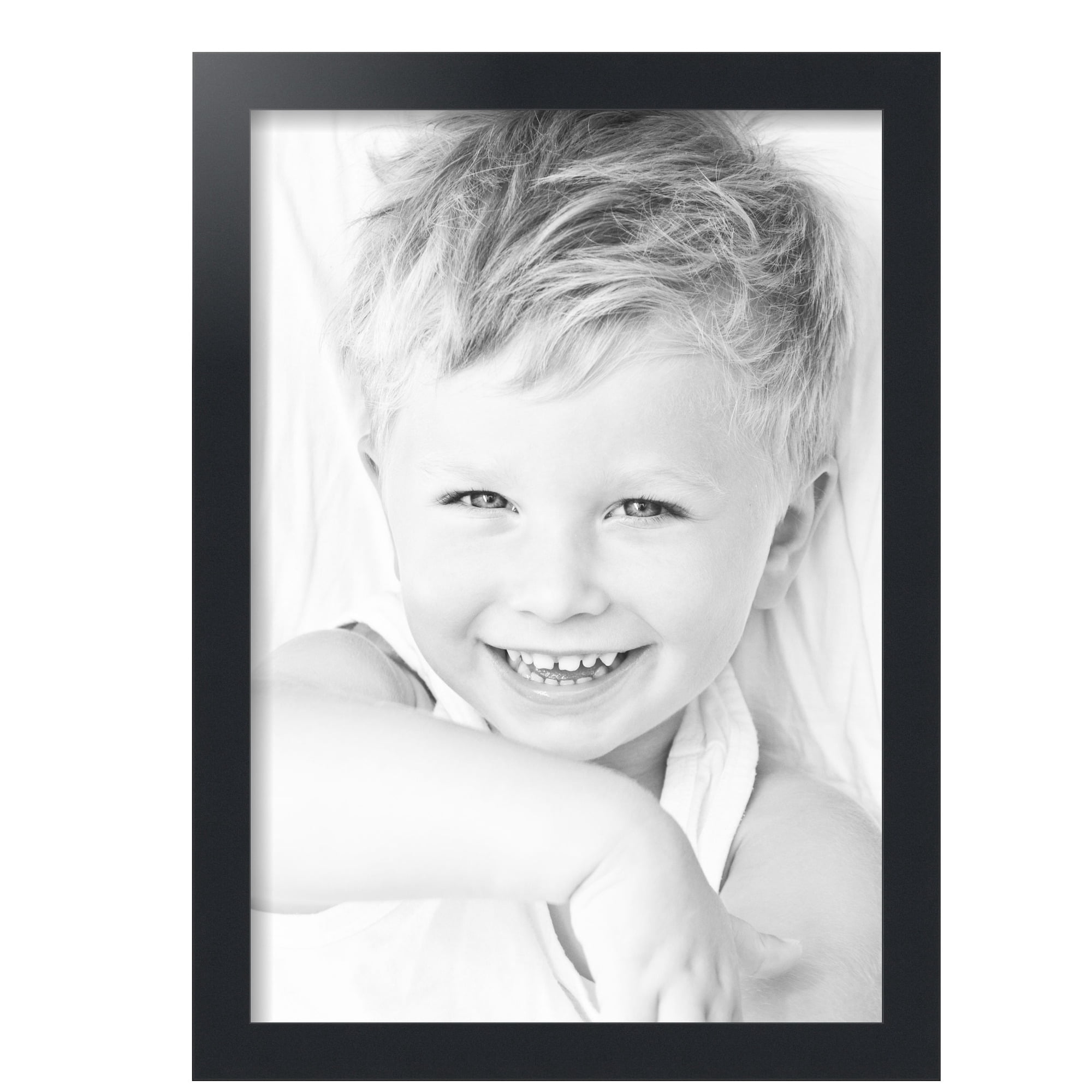 ArtToFrames 14x20 inch Black Picture Frame, Black MDF Poster Frame (3943)
