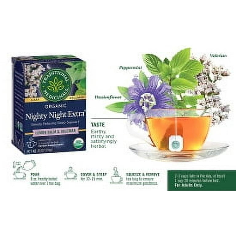 VALERIAN パンフレット Traditional Medicinals Organic Nighty Night Extra Valerian