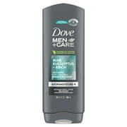 Dove Men+Care Body Wash and Face Wash Blue Eucalyptus + Birch 18 oz