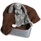 thumbnail image 3 of Peluche Mary Meyer Lovey, conejito gris sedoso, 33 cm, 3 of 3