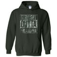 thumbnail image 2 of UGP Campus Apparel Straight Outta Philadelphia - Pennsylvania Football Hometown Pride Hoodie - X-Large - Forest, 2 of 6