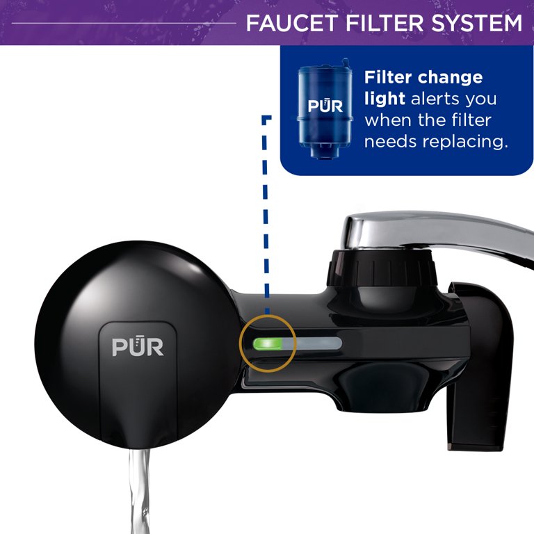 PUR PLUS Faucet Mount Filtration System, Chrome PFM400H The, 43 OFF