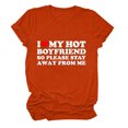 thumbnail image 2 of TIMIFIS T-Shirts à Manches Courtes pour Femmes, Mode Décontractée, Col Rond, Imprimé Cœur d'Amour, T-Shirt d'Été Ample, 2 of 3