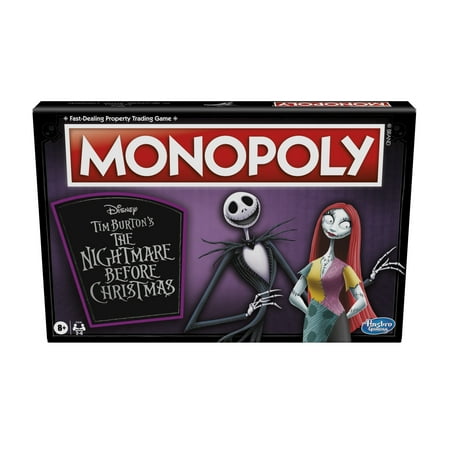 Monopoly Nightmare Before Christmas, Holiday Gifts for Kids (Walmart Exclusive)