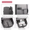 thumbnail image 3 of Travel Laptop Backpack Carry On Personal Item Bag, Expandable Business Computer Casual Daypack with USB Port, 3 of 8