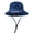 Dark Blue, variant on Toddler Sketch Dinosaur Printed Sun Bucket Hat Breathable Lightweight Cotton Anti Blow Away Strap Foldable Design for Zoo Trips Kindergarten Outdoor Activities Green