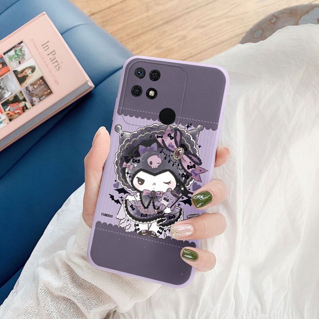 Funda para Xiaomi Redmi 10C, bonita y divertida, Kuromi Melody Pom Purin Dog Kitty Cat Redmi10C 10 C, funda trasera de teléfono de silicona TPU suave zhangmengya LED