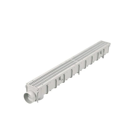 NDS Pro Series 3 in. x 40 in. Plastic Channel Drain Kit with Grate