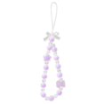 thumbnail image 3 of Beaded Phone Lanyard Wrist Strap Phone Charms Fixed Beads Pearl Chain Cute Phone Charms Cellphone Wrist StrapColorfulag Keychain Camera Decor, 3 of 3