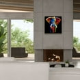 thumbnail image 4 of Epic Graffiti ' Great Elephant' by Incado, Canvas Wall Art, 26"x26", 4 of 8