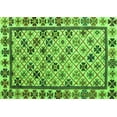 thumbnail image 1 of Ahgly Company Indoor Rectangle Abstract Green Modern Area Rugs, 7' x 9', 1 of 4