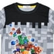 thumbnail image 4 of Pijama Kawell para niños de 4 a 15 años, ropa de dormir de Minecraft, paquete de 2,1-Black,10, 4 of 7
