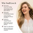 thumbnail image 3 of Kitsch Smoothing Air Dry Cream for Hair – Frizz Control Hair Care Product with Castor Oil & Coconut Oil – Weightless Styling Cream - Enhances Natural Texture Appearance, 24-Hour Smooth Finish – 5 oz, 3 of 4