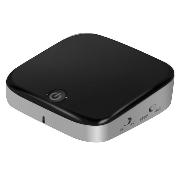 BTI-029 Wireless Bluetooth 5.0 Transmitter and Receiver 2-in-1 Adapter with 3.5mm AUX & Toslink Optical Audio Ports, APT-X Low Latency, Multi-Point Connection, 350mAh Battery for TV, PC, Headphones,