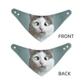thumbnail image 3 of Rateoe Funny Cat Print Pet Scarf for Dogs and Cats – Stylish Reflective Design, Breathable & Durable Pet Bandana with Quick-Release Buckle-Large, 3 of 5