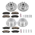 thumbnail image 3 of PowerStop Front and Rear Z23 Evolution Sport Carbon-Fiber Ceramic Brake Pad and Drilled & Slotted Rotor Kit Fits: FORD Select Models K5590, 3 of 10