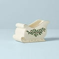 thumbnail image 2 of Lenox Holiday Sleigh Candy Dish, 1.40 LB, Red & Green, 2 of 3