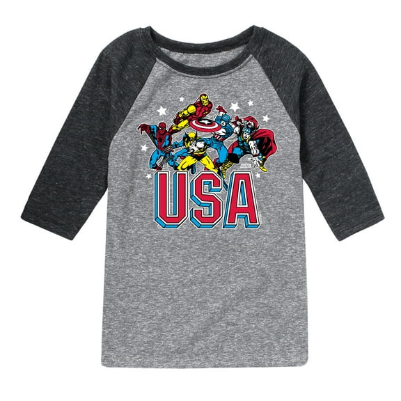 Marvel - USA - Kids Raglan