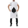 thumbnail image 4 of TheFound Men Halloween Costumes Poker Card Jumpsuit Men Masquerade Role-Playing Party Cosplay Outfits, 4 of 7