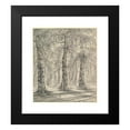 thumbnail image 2 of Pieter George Westenberg 20x23 Black Modern Framed Museum Art Print Titled - Woodland Scene (1819), 2 of 5