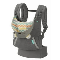 Infantino Cuddle up Ergonomic Hoodie Baby Carrier, 2-Position, 12-40lbs, Gray Bear