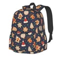 thumbnail image 1 of Disketp Holiday Gingerbreads Mochila Escolar de Gran Capacidad y Peso Ligero, Mochila de Viaje Ideal para Escuela, Trabajo y Uso Diario, Cómoda y con Estilo, 1 of 8