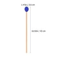 thumbnail image 2 of Minkissy 2Pack Drum Stick Mallet Tool Blue Wool for Students, 2 of 8