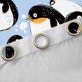 thumbnail image 4 of jejeloiu Cute Cartoon Penguin Black Out Curtains,Ntarctic Wild Animal Curtains Pack of 2 (42x63 Each),White Blue Black Bedroom Curtains For Girls Boys,Microfiber Bedroom Decor, 4 of 6