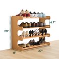 thumbnail image 4 of MEHOOM 4-Tier Shoe Rack, 4 of 6