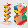 thumbnail image 3 of Set Of Small Toy Wooden Tree Toy Wooden Tree Detachable Leaves Small Running Track Game Colored Children's Educational Toy Building, 3 of 7