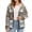 Aztec Southwest Tribal Geometric, variant on Xoenoiee Green Christmas Light Snowflake Print Womens Button Down Fuzzy Fleece Jackets Cozy Sherpa Sweater Xmas Teddy Fluffy Warm Winter Coats with Pockets, Fall Outfits for Travel Vacation, S