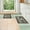 Brown Light Green, variant on Sage Green Kitchen Mats Set Mats for Floor, Modern Runner Area Rug Floor Mat, 17x30 and 17x47 Inches, Farmhouse Boho Green Kitchen Decor and Accessories, Boho White Green