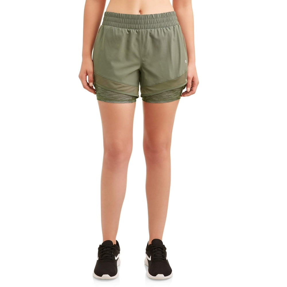 Avia Avia Women's Core Active Woven Running Short with Bike Liner