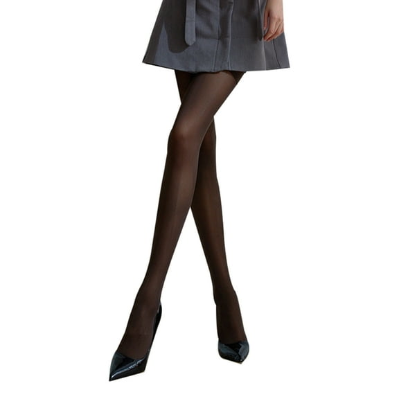 Women's Comfort Opaque Control Top Tights Stretch Pantyhose Costume