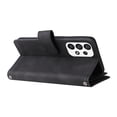 thumbnail image 3 of Case for Samsung Galaxy A73 5G Cover Zipper Pocket Wallet Case Magnetic Protective - Black, 3 of 5
