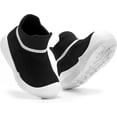 thumbnail image 6 of Toddler Sock Shoes Baby Walking Shoes Infant Slippers Boys & Girls Non-Slip Sneakers Black 6-9 Months, 6 of 7
