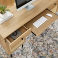 thumbnail image 3 of Modway Chaucer Particleboard and Laminate Office Desk in Oak, 3 of 9