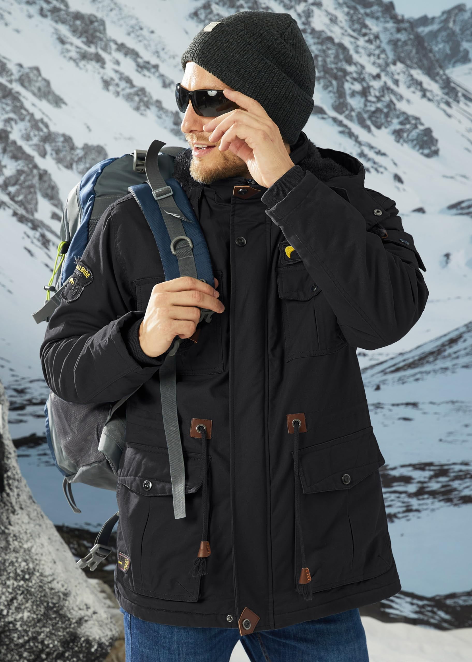 TACVASEN Men's Winter Coat Military Jacket Fleece Lined TACVASEN Men's Winter Coat Military Jacket Fleece Lined