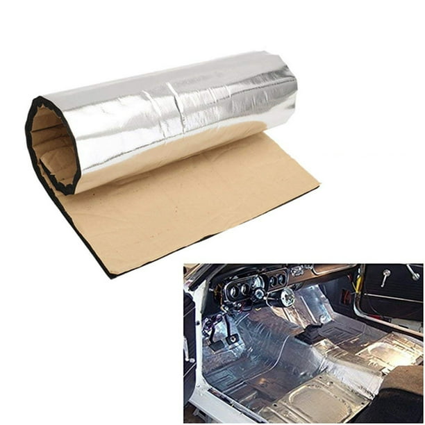 Vehicle Aluminum Foil Insulation Closed Cell Foam Sheet 10mm Car Van Sound  Proofing Deadening Insulation Car Hood Insulation 